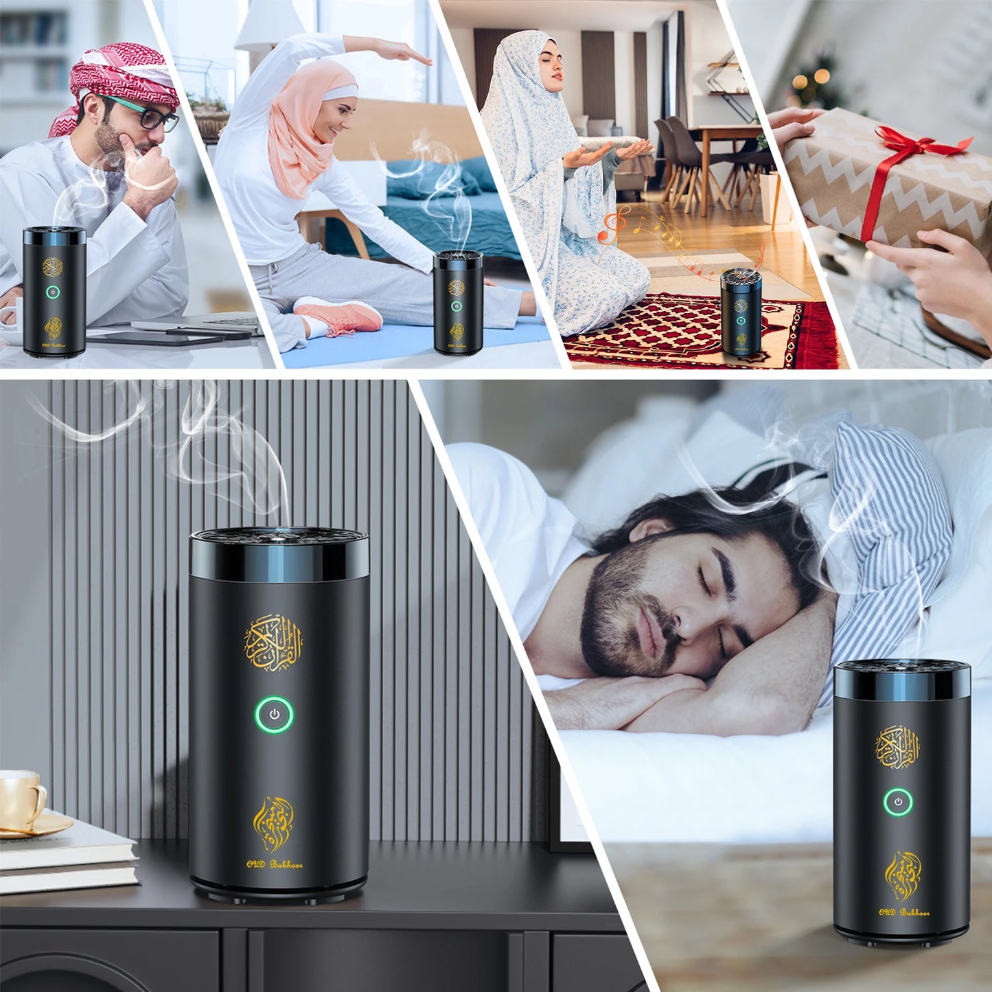 Quran Reciter & Bukhoor Burner, Brings Peace.